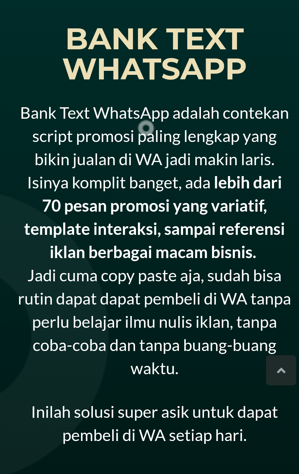 Bank Text Whatsapp