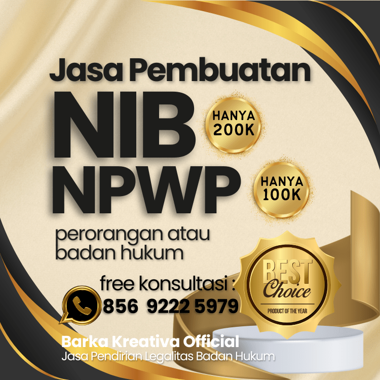 Jasa Pembuatan NIB dan NPWP