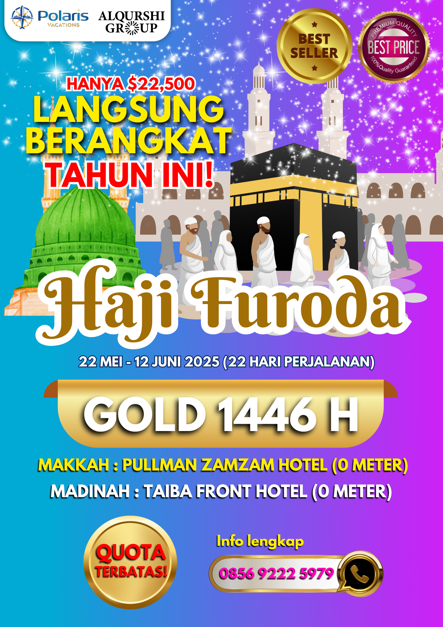 Haji Furoda Gold 1446/2025 Tanpa Antri