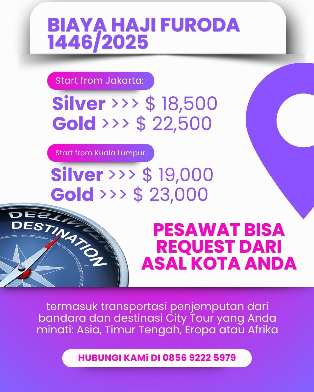 Haji Furoda Gold 1446/2025 Tanpa Antri