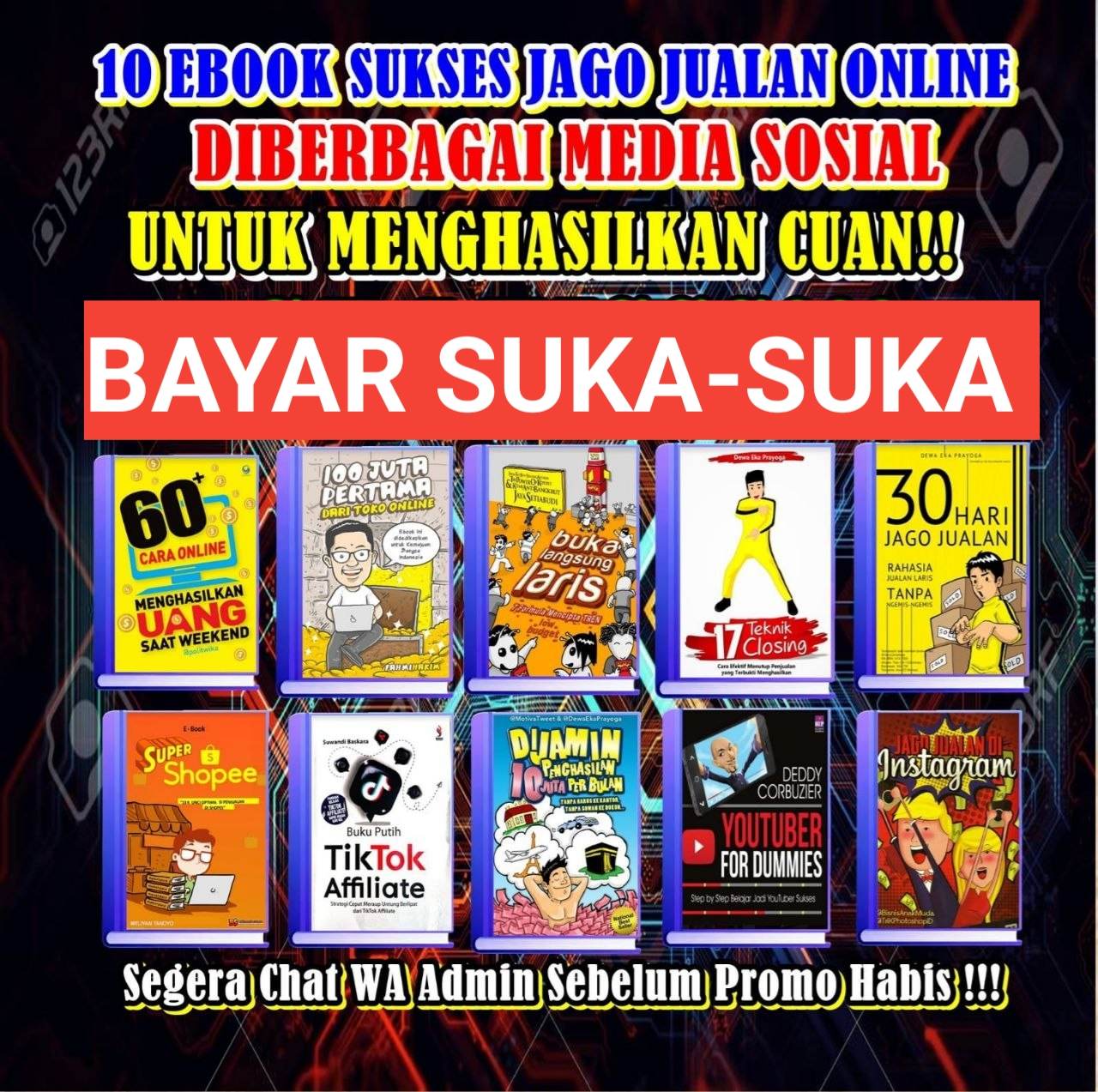 10 Ebook sukses jago jualan