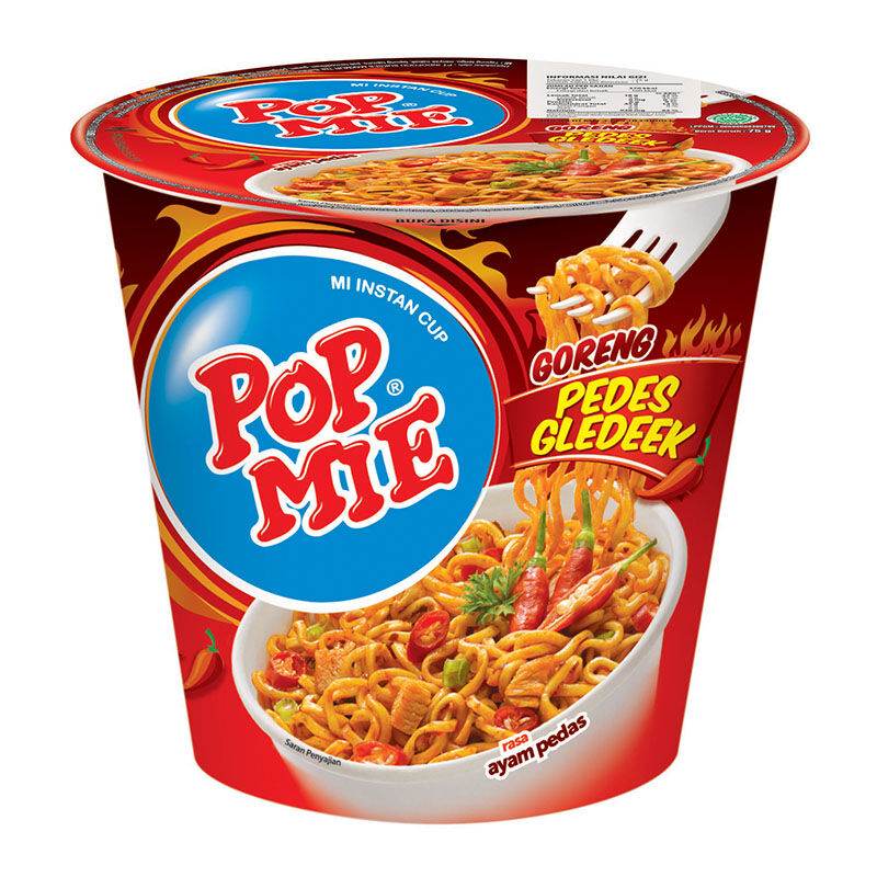 POP MIE GORENG PEDAS GLEDEK
