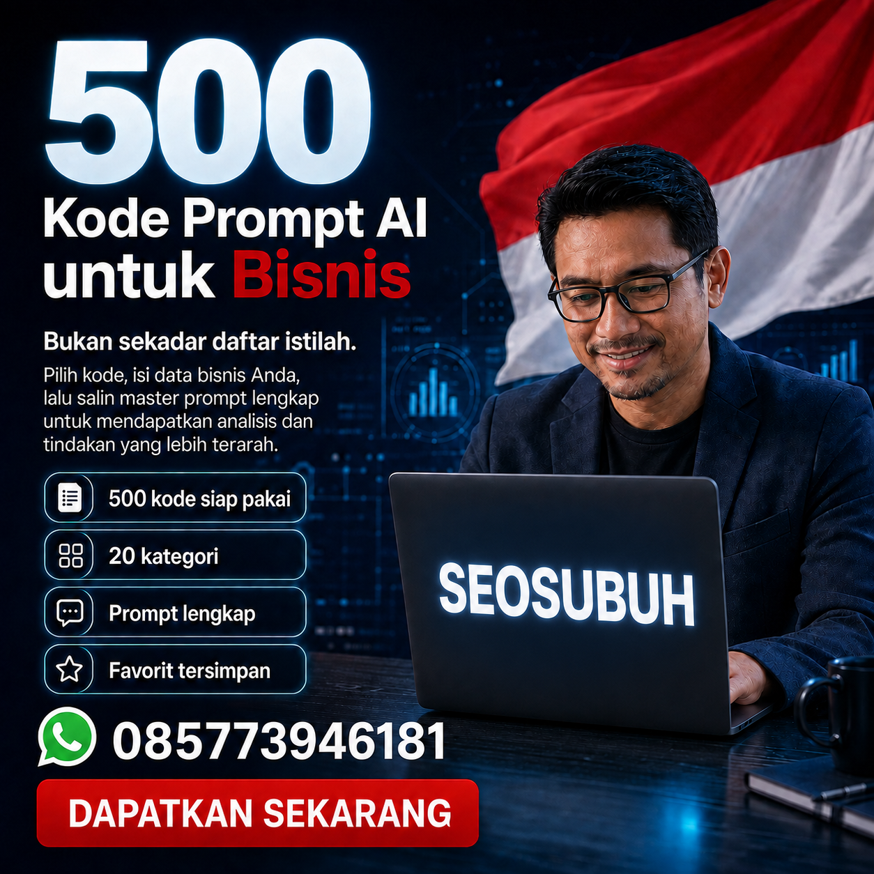 500 Kode Prompt AI untuk Bisnis
