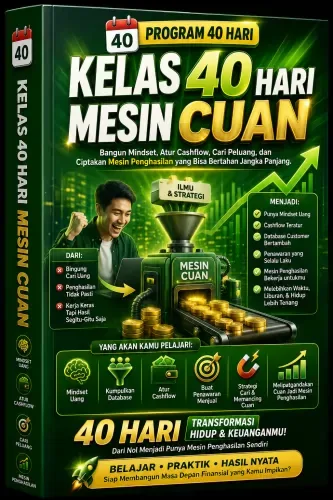 Kelas Online Cari Cuan Dimentori 40 Hari