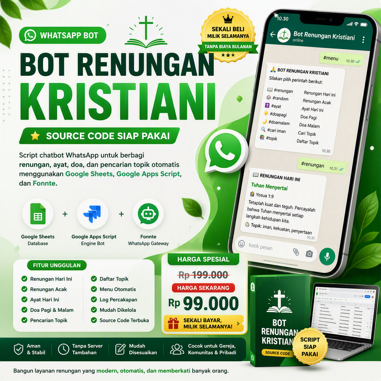 Script Bot Renungan Kristiani