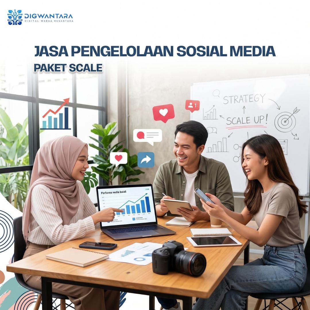 Jasa Pengelolaan Sosial Media: Paket Scale