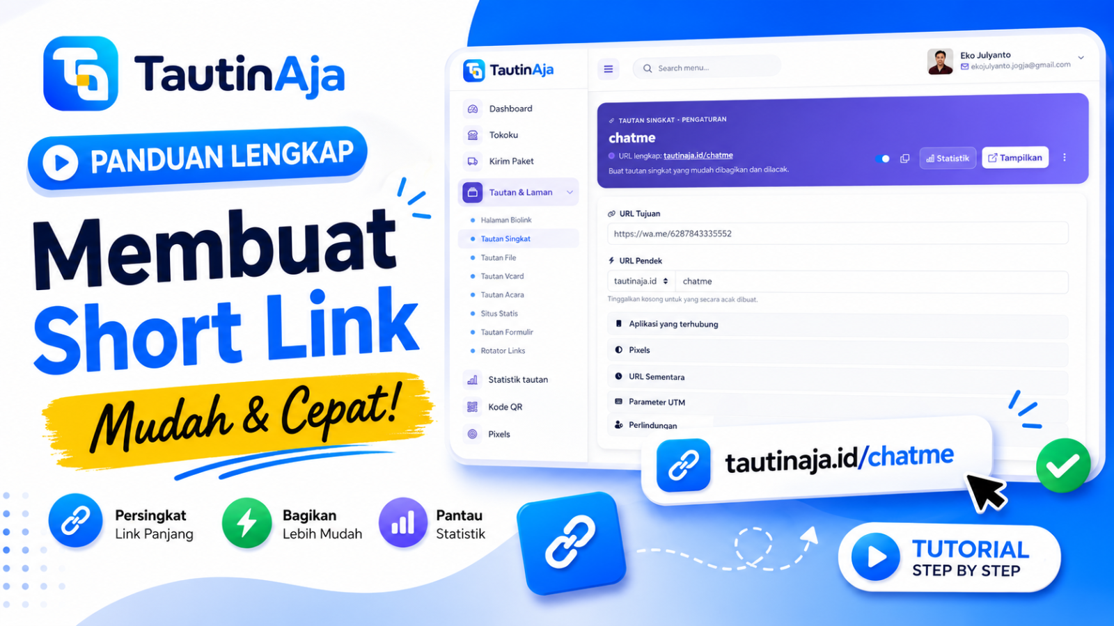 Membuat Short Link