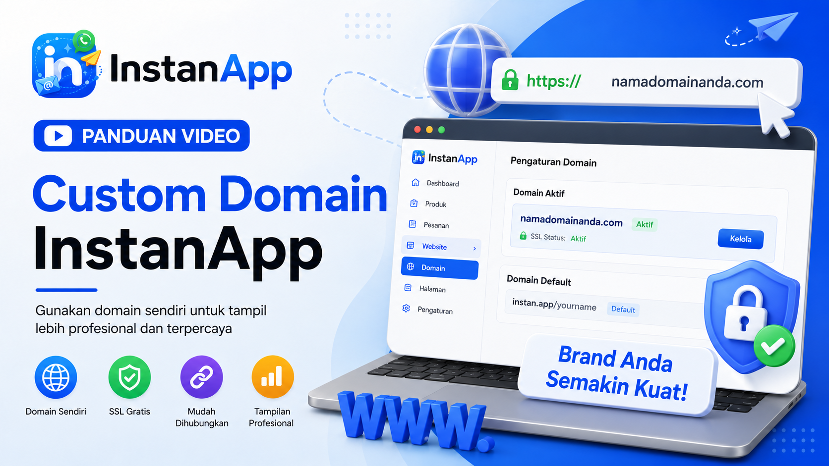 Menghubungkan Domain Kustom