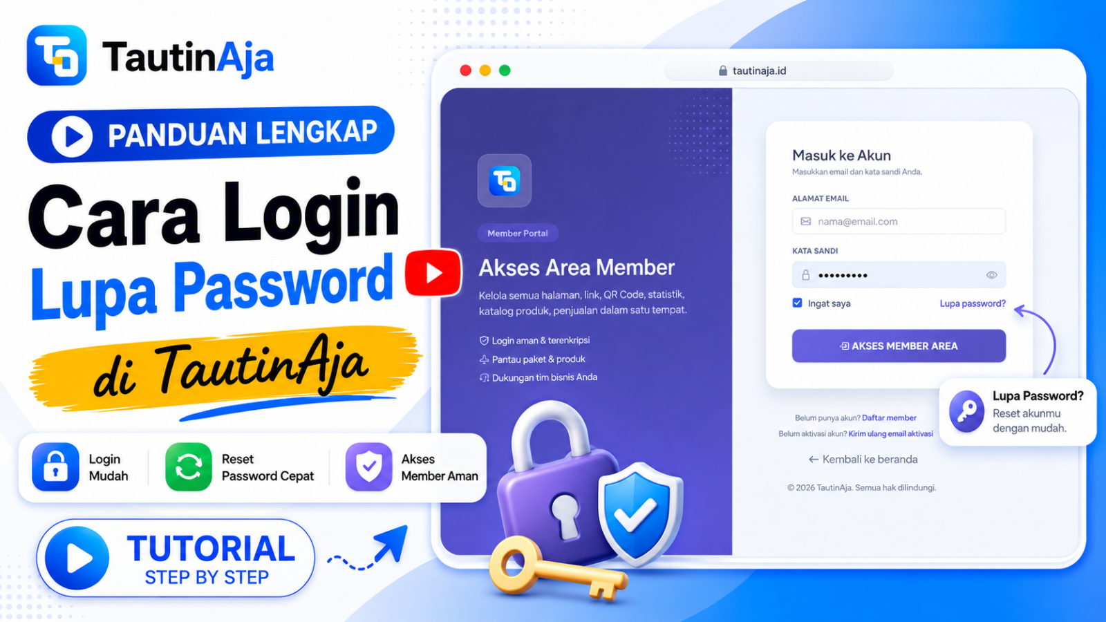 Panduan Cara Login TautinAja.id