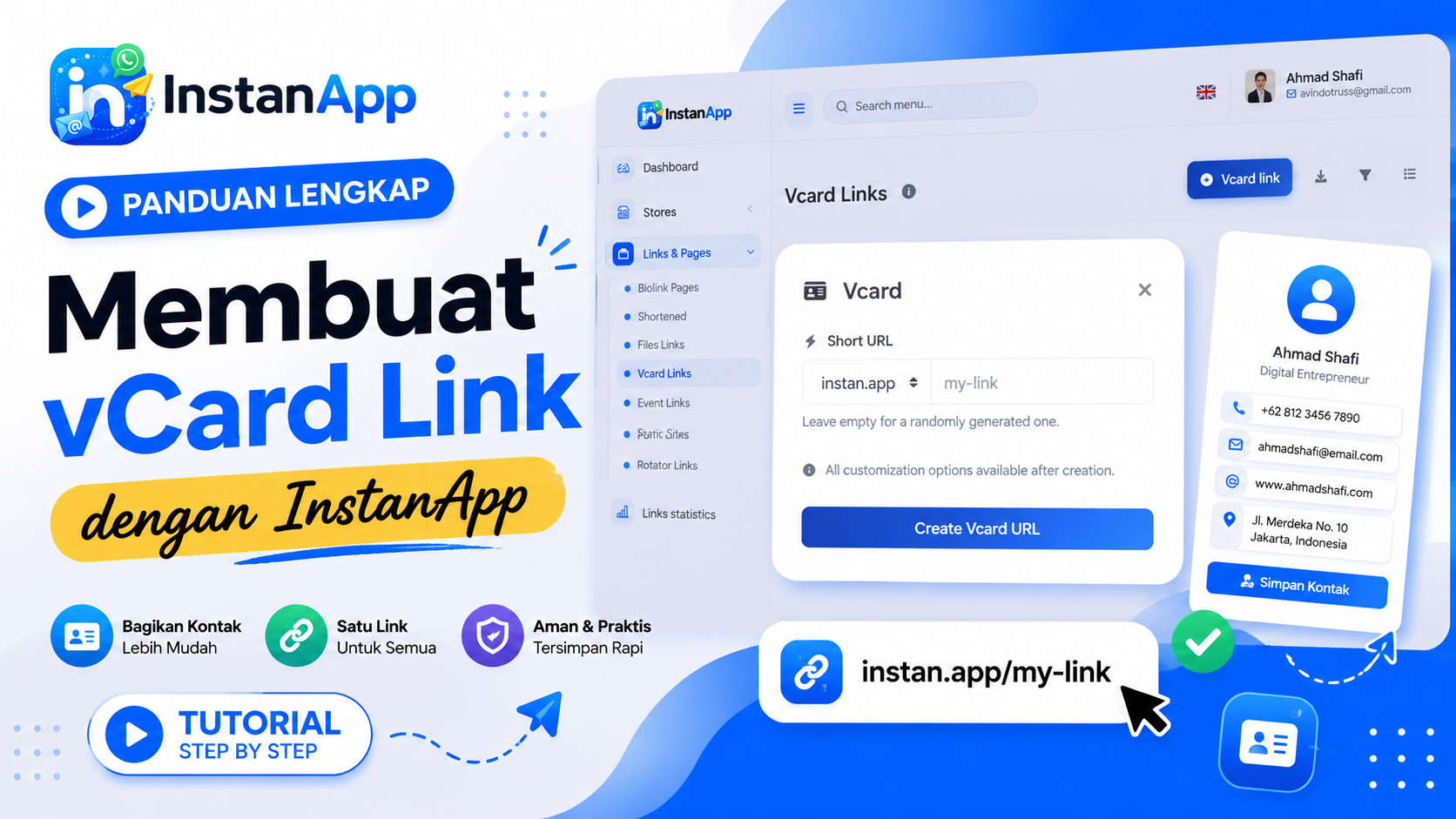 Membuat vCard Link