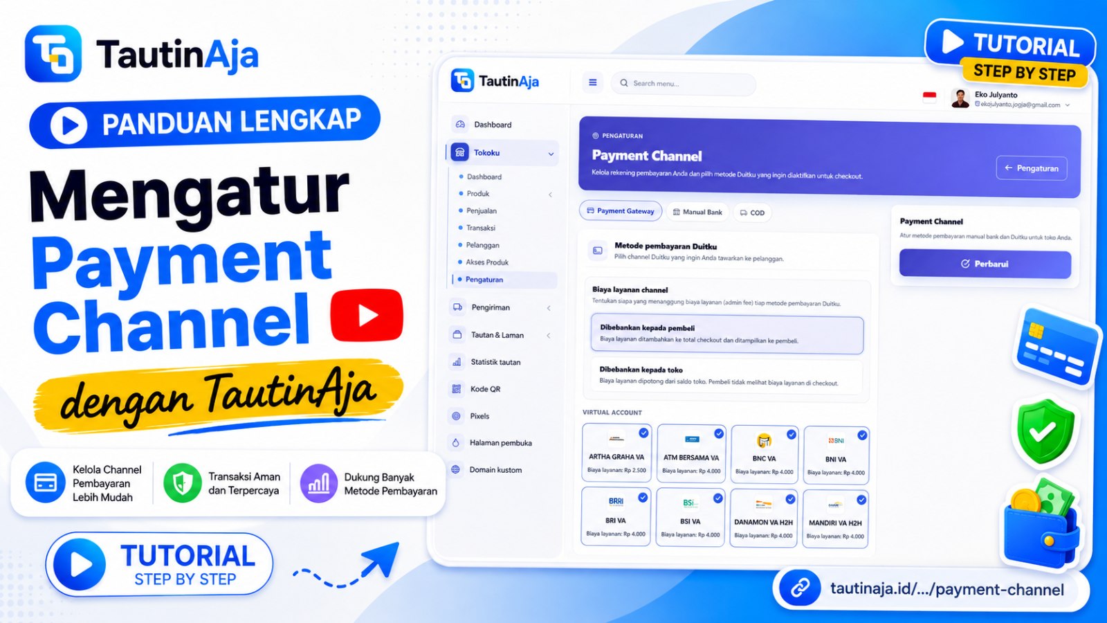 Mengatur Payment Channel