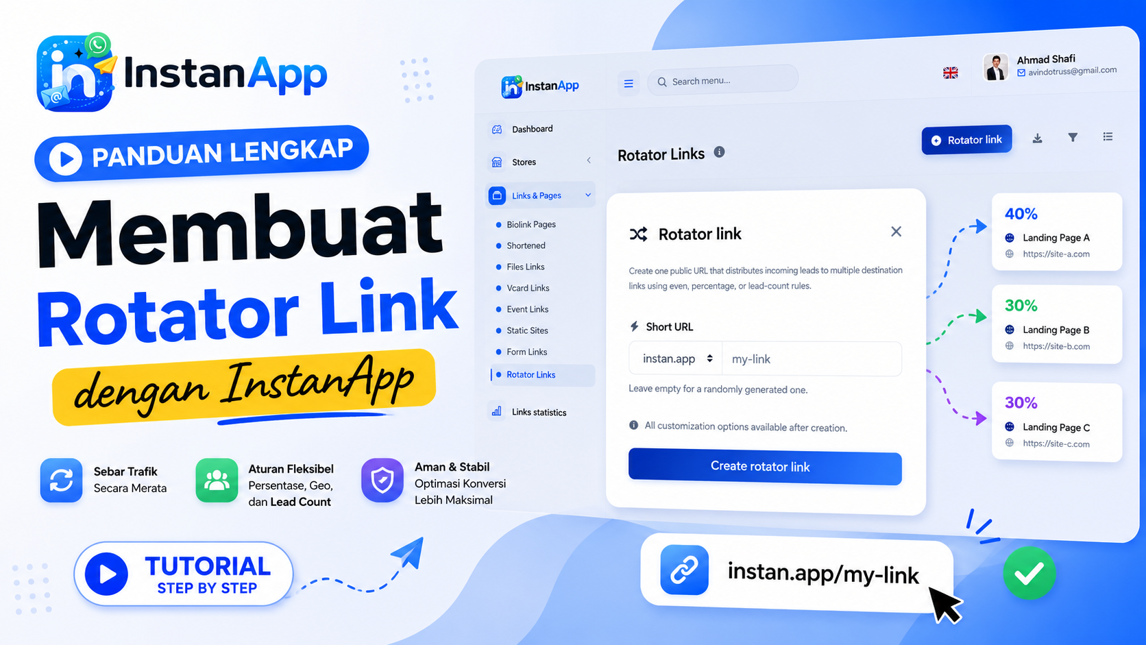 Membuat Rotator Link