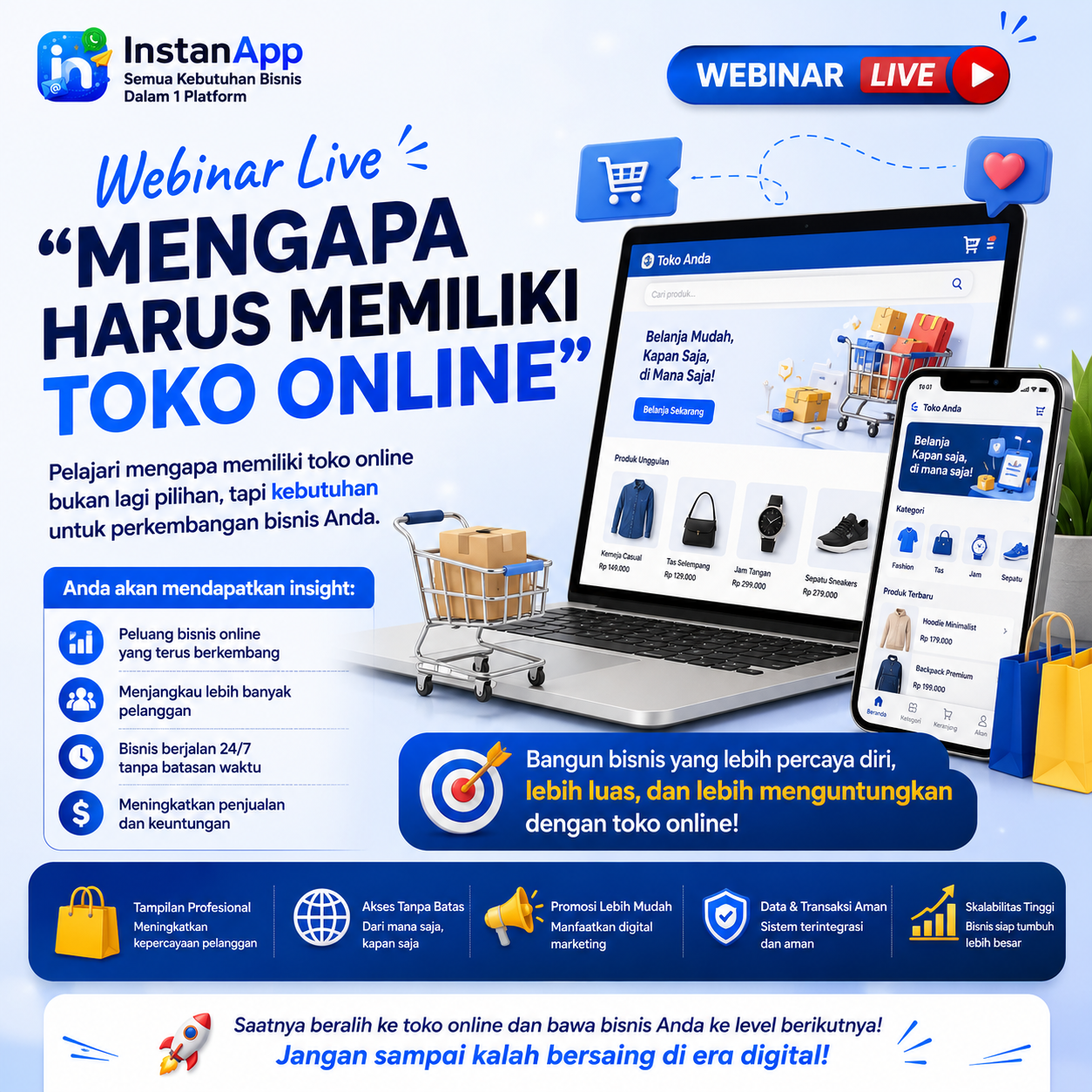 Mengapa Harus Memiliki Toko Online